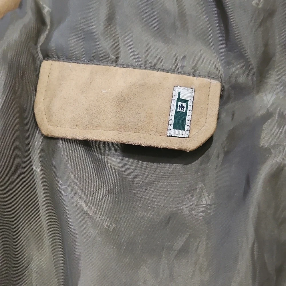 Vintage Rainforest Jacket Mens L Brown Lined Collar Outdoor